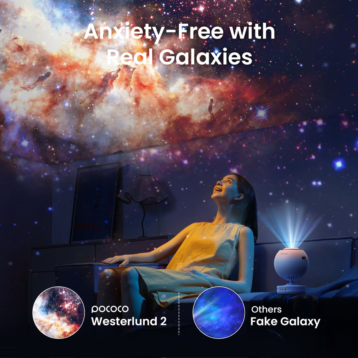 Pococo™ galaxy night lamp