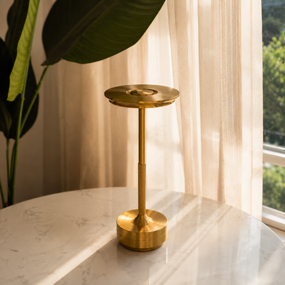 LUMIX GOLD™ Cordless Metal Table Lamp