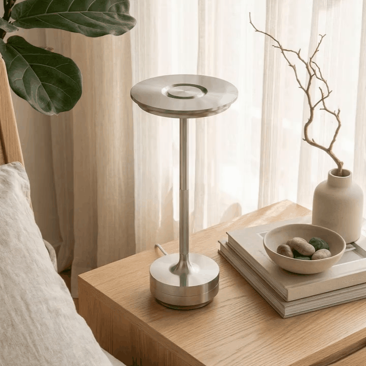 LUMIX GOLD™ Cordless Metal Table Lamp