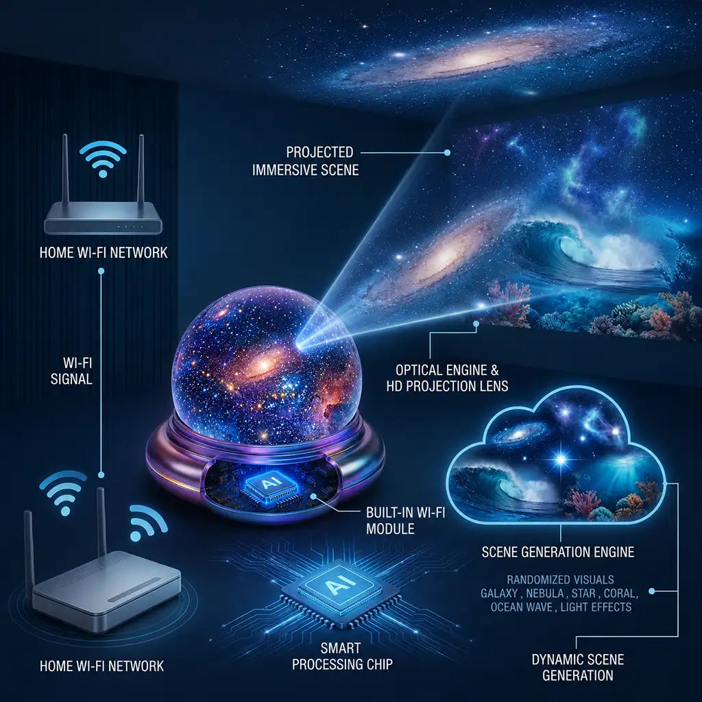 Starcresta™ Night Light Projector
